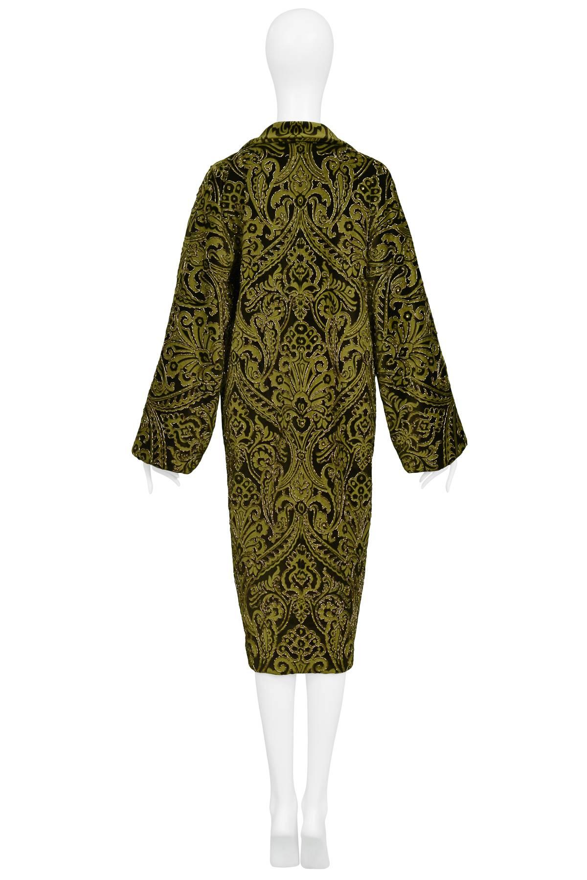 Dolce & Gabbana Important Velvet Beaded Coat 2
