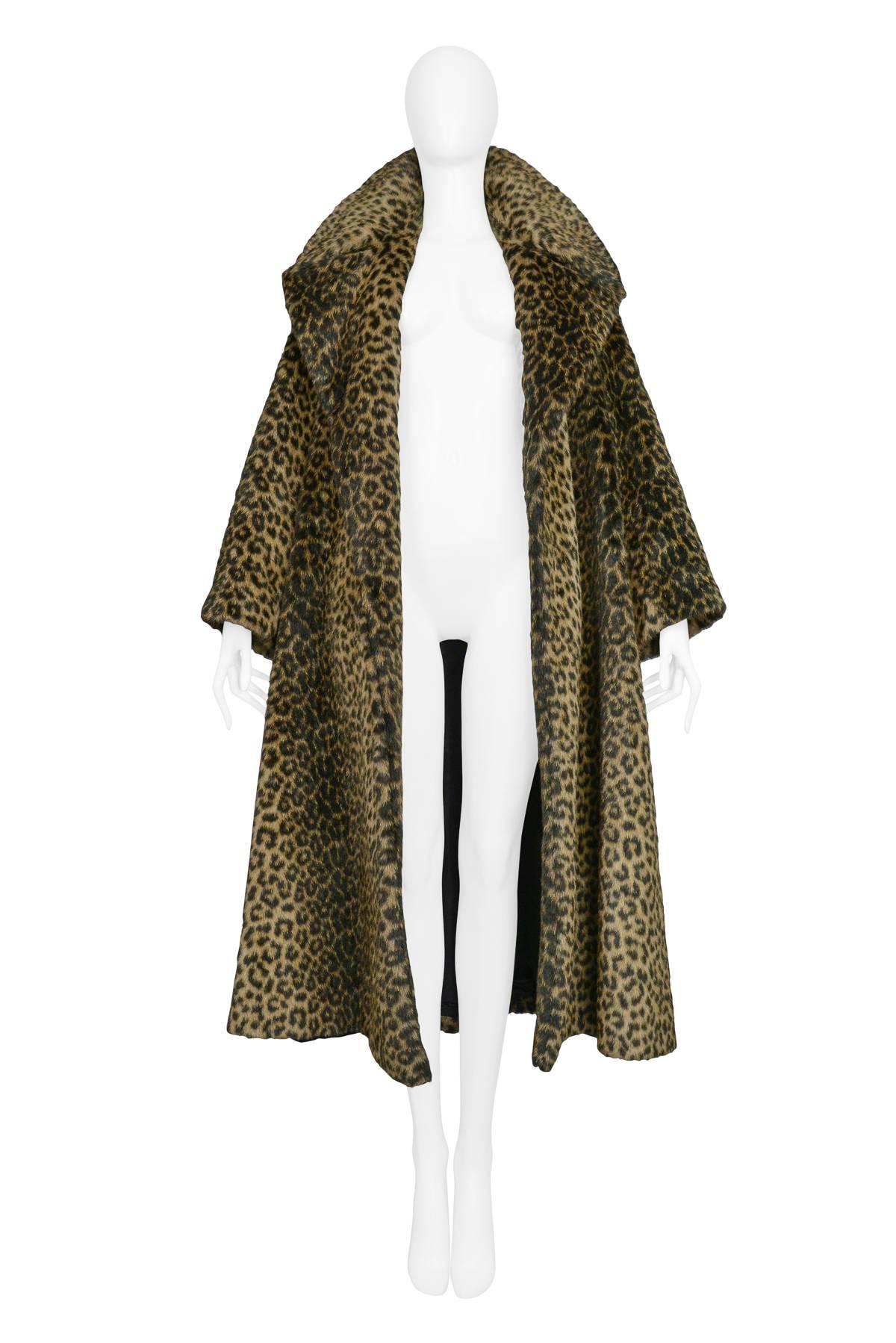 Alaia leopard coat hot sale