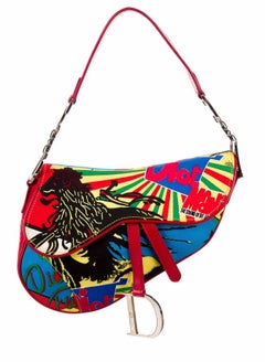 Vintage Christian Dior Bob Marley 'Reggae' Saddle Bag 2003