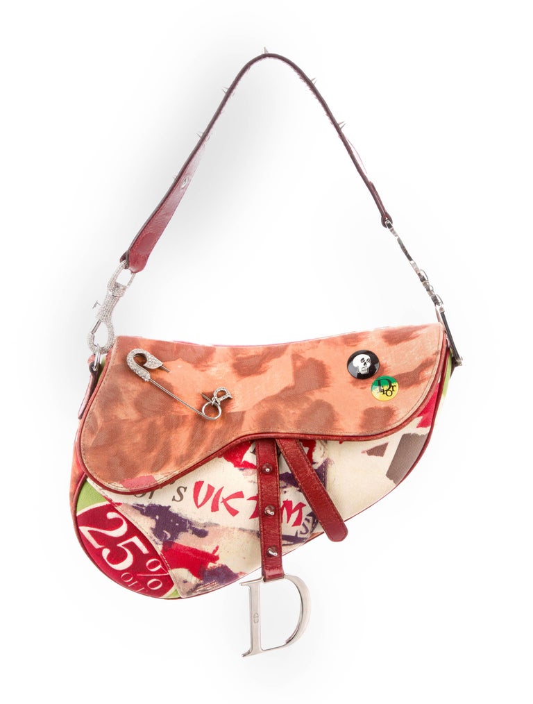 Vintage Dior 2003 'Victim' Saddle Bag at 1stDibs