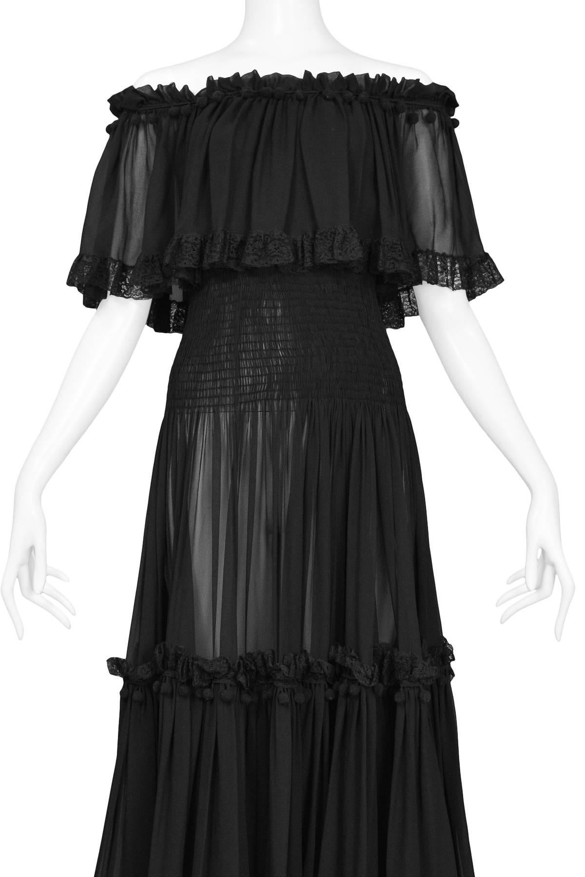 black gypsy dress