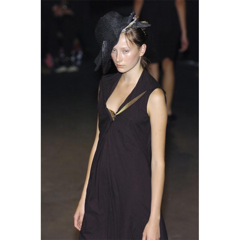 Women's Junya Watanabe Iconic Black Zipper Dress 2005