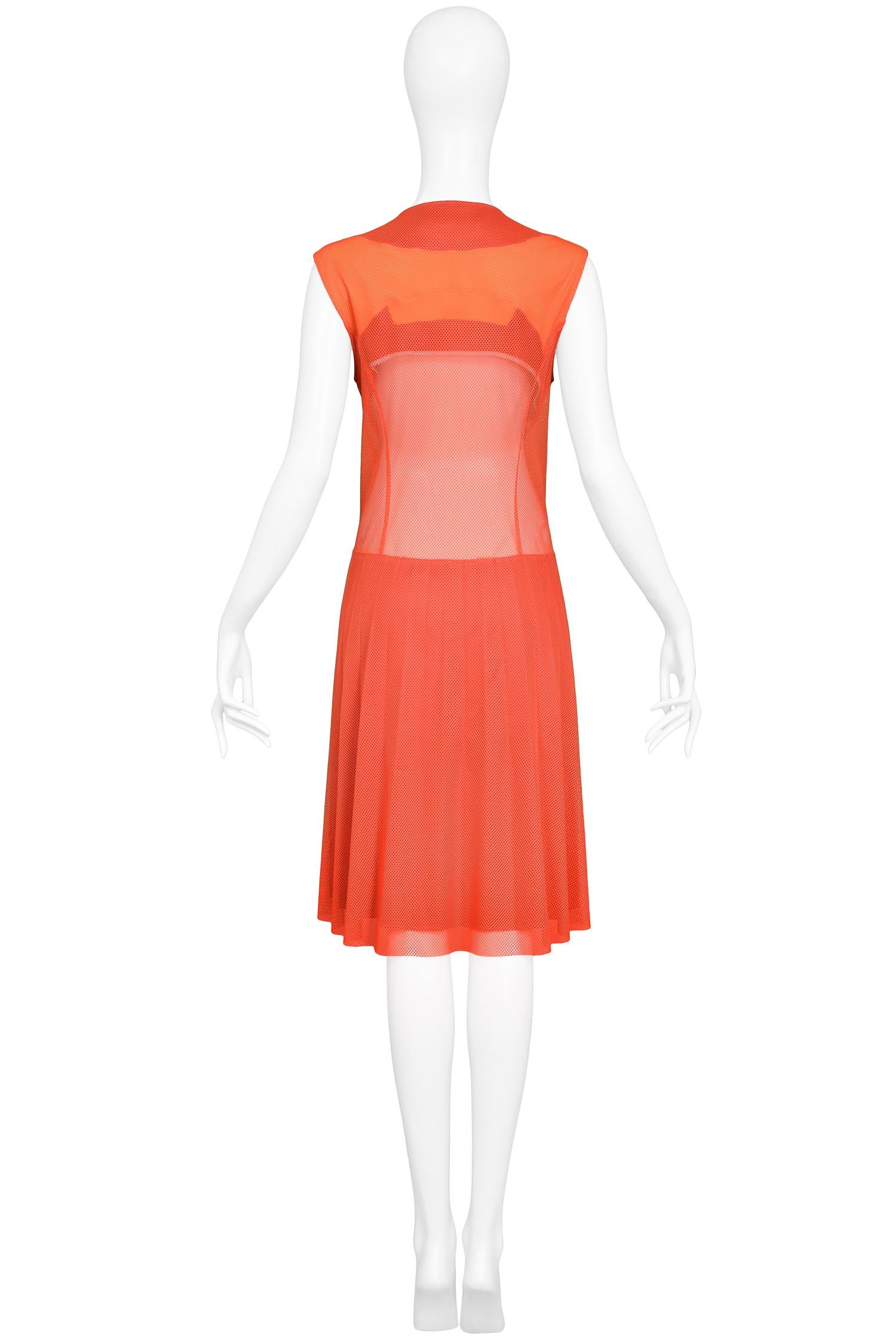 Women's Junya Watanabe 2012 Orange & Red Athletic Dress