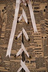 John Galliano Newsprint Jacket