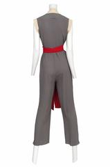 Gaultier Red Sash Jumpsuit