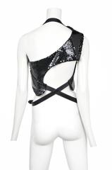 Comme Des Garcons Black Sequin Harness