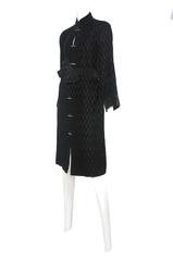 Yves Saint Laurent Velvet Quilted Coat