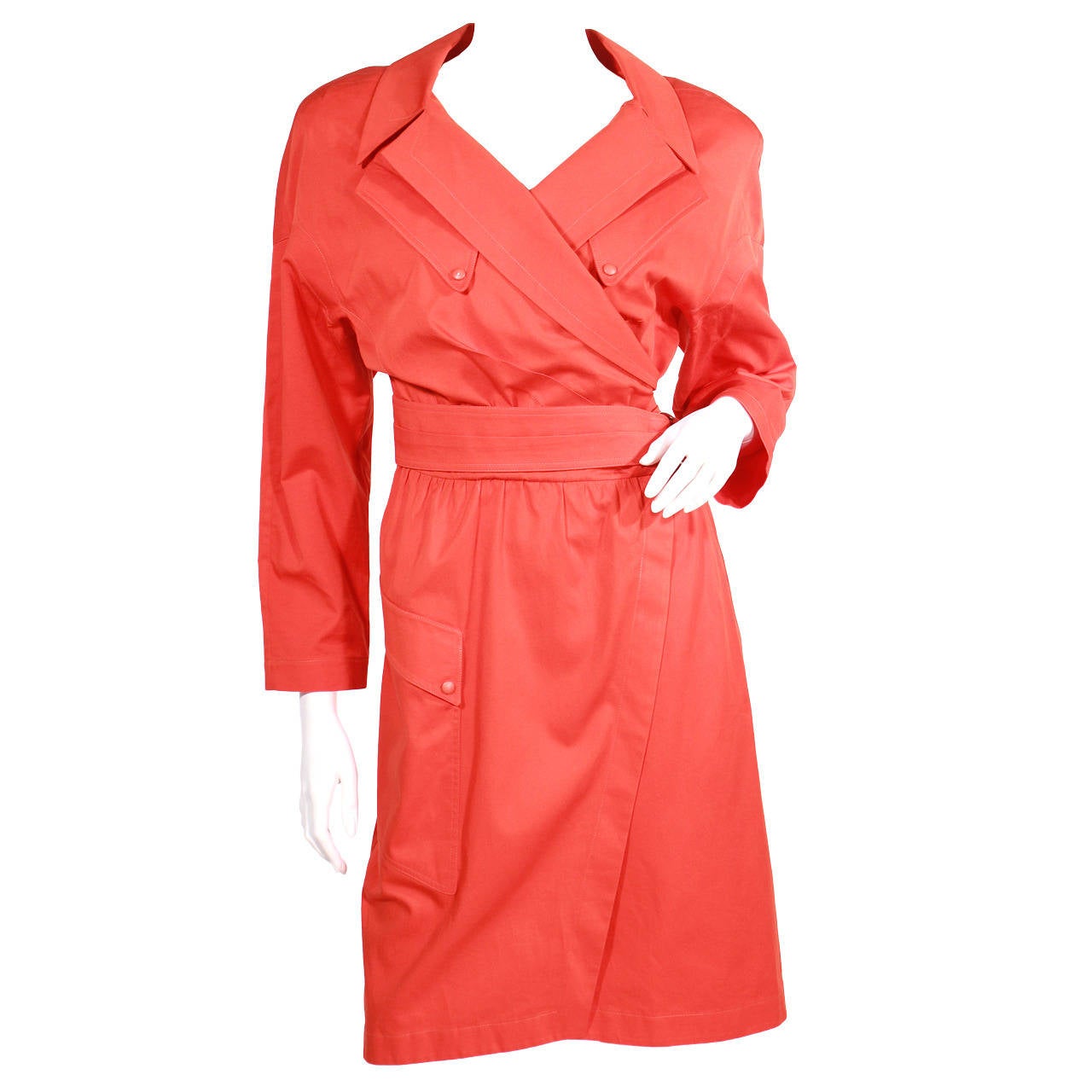 Thierry Mugler Wrap Dress For Sale