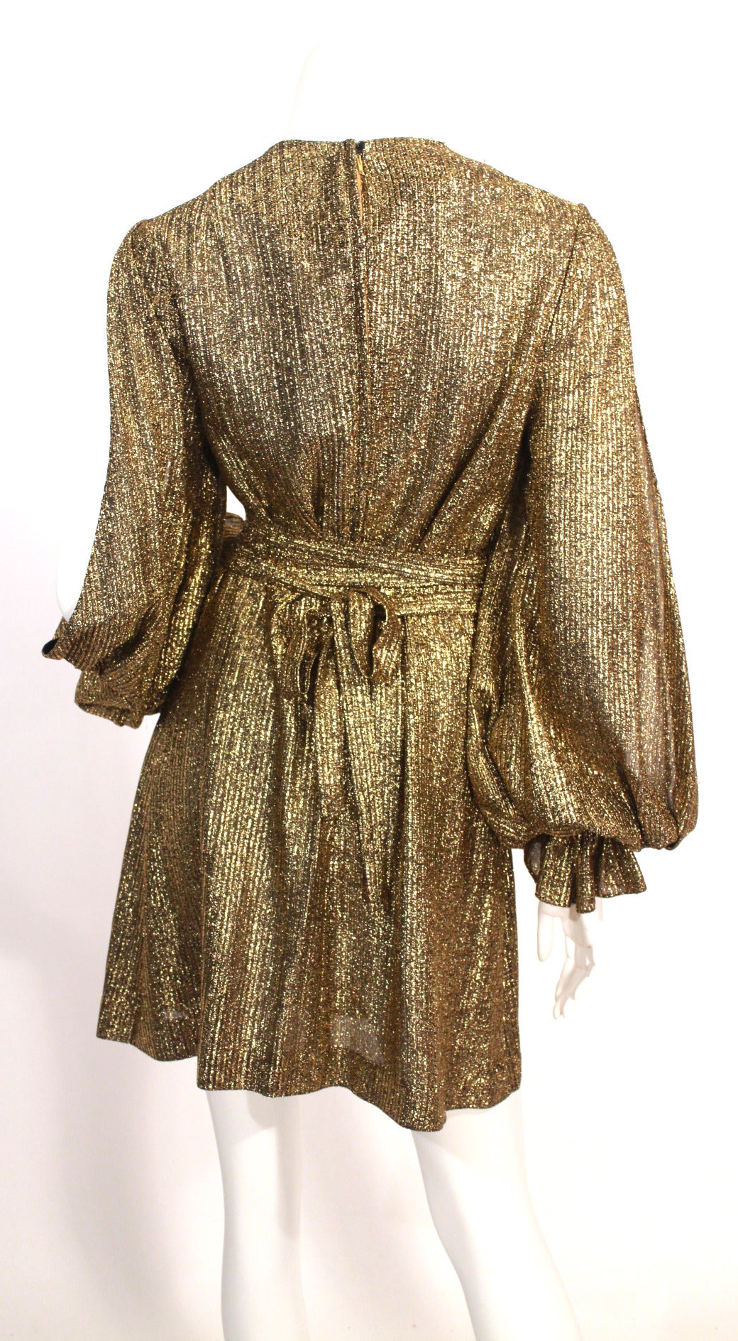 Women's Betsey Johnson for Paraphernalia Rare Gold Dress
