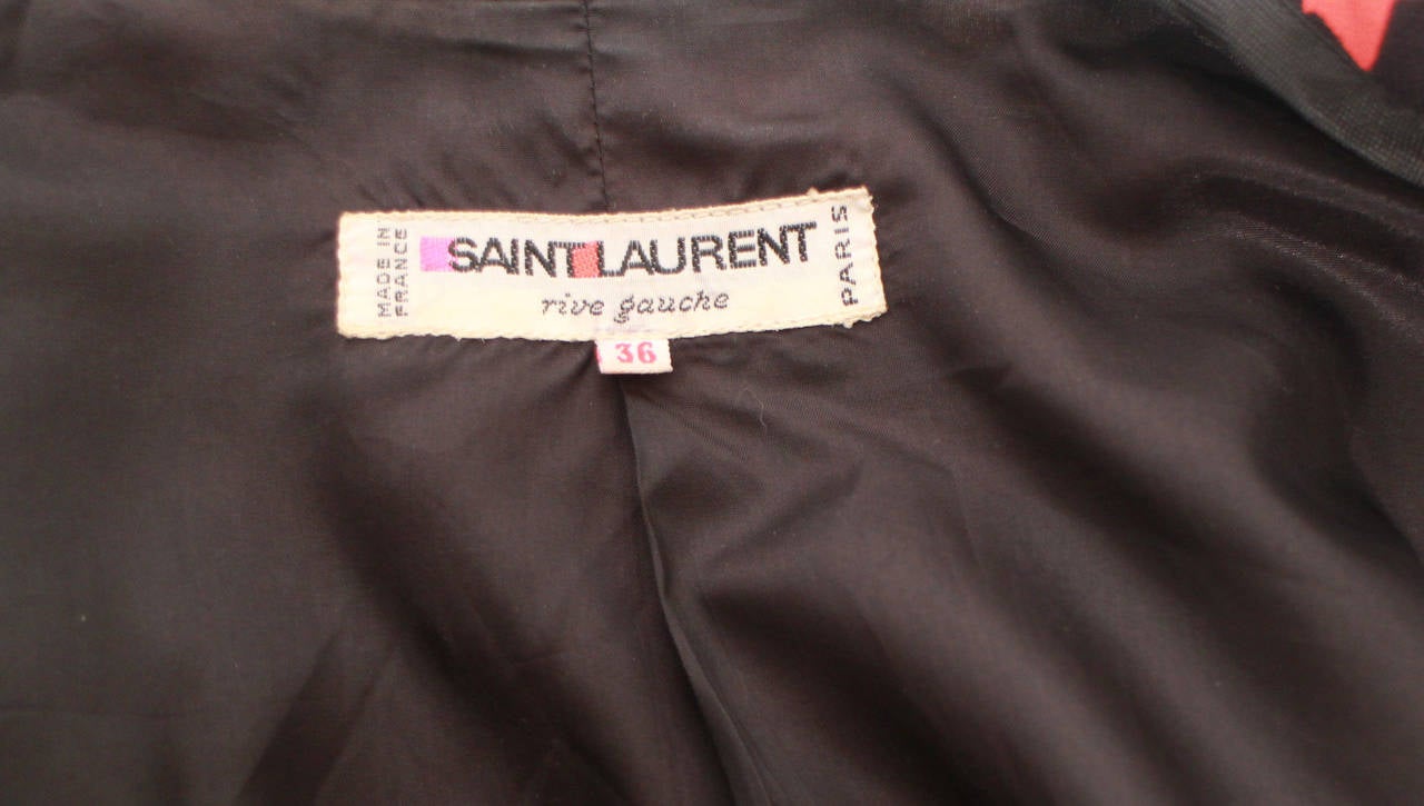 Yves Saint Laurent Sea Shell Jacket/ Blouse In Excellent Condition For Sale In New York, NY