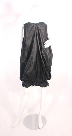 1980s Yves Saint Laurent Runway Pouf Dress