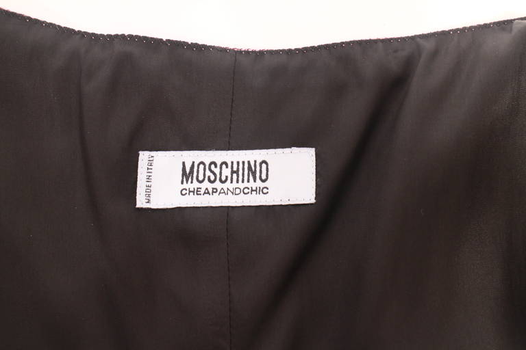Moschino Black Knit Dress 1