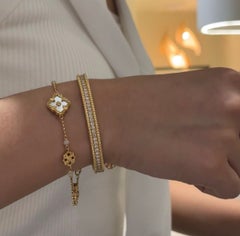 Bracciale rigido da donna in argento sterling 925, bracciale minimalista con moissanite.