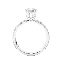 Moissanite Ring 925 Sterling Silver Gift for Womens Ring.