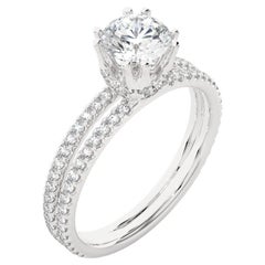 Moissanite Ring 925 Sterling Silver Gift for Womens Ring.