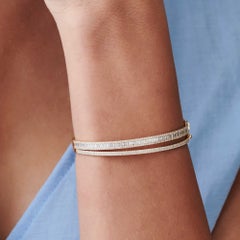 Beautiful Moissanite Bangle Bracelet For Women 925 Sterling Silver Bracelet Gift
