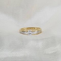 Anello solitario in argento sterling 925 con moissanite: un bellissimo regalo per un matrimonio