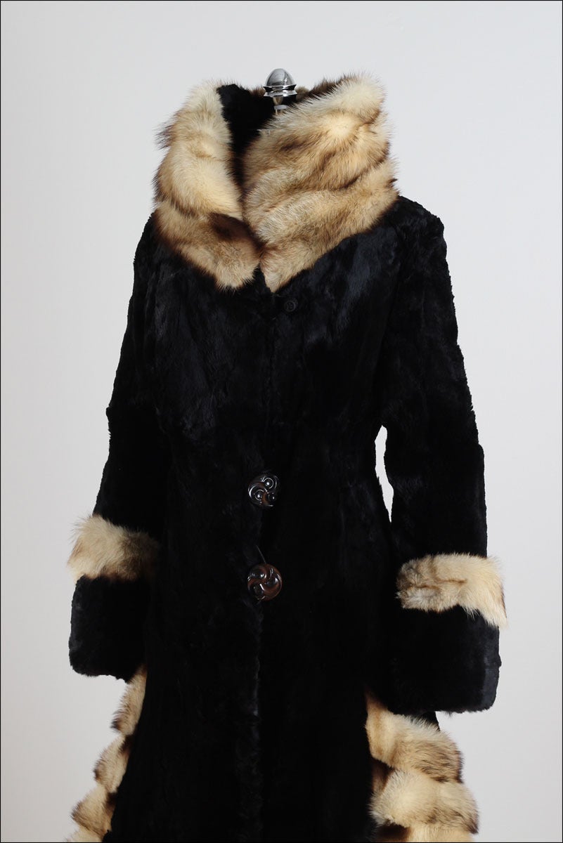 sheared beaver coat