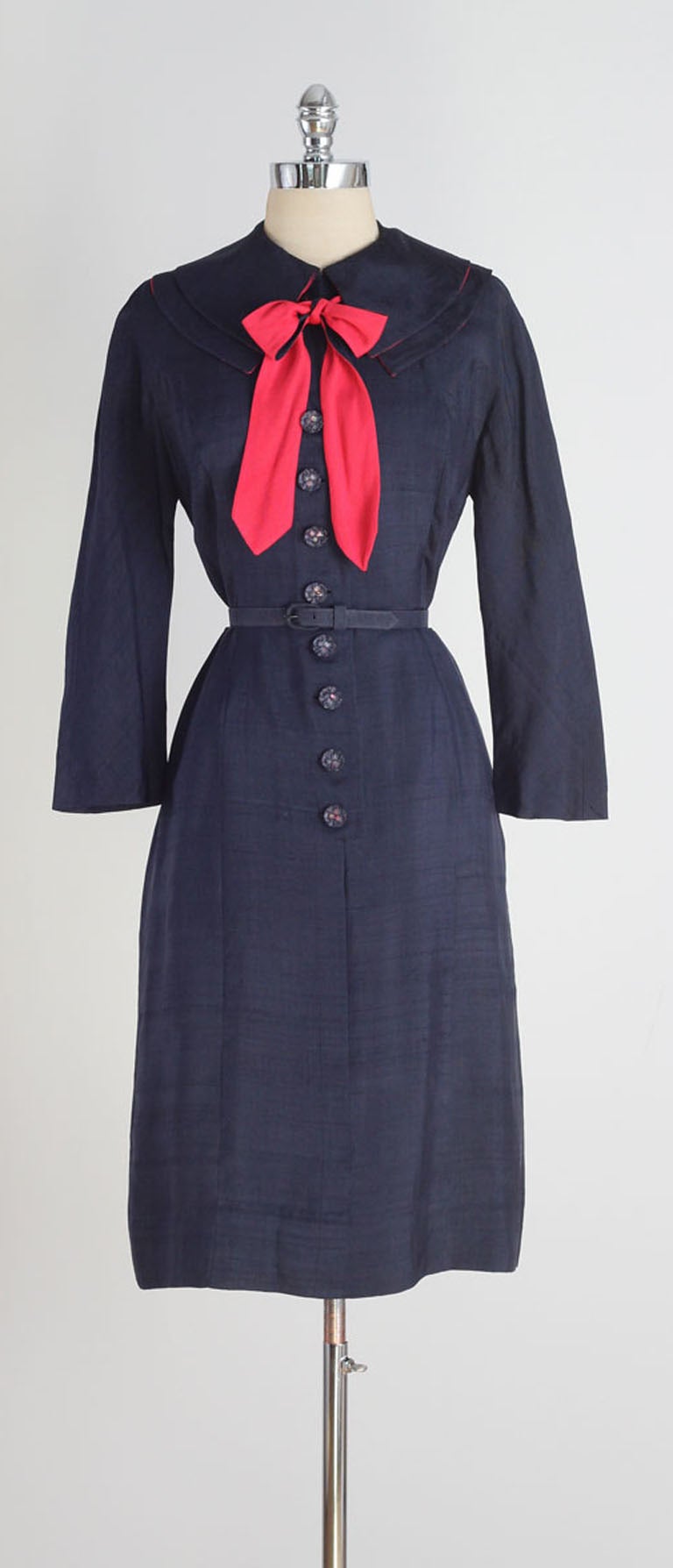 Vintage 1940's Silk Eisenberg Originals Dress 3