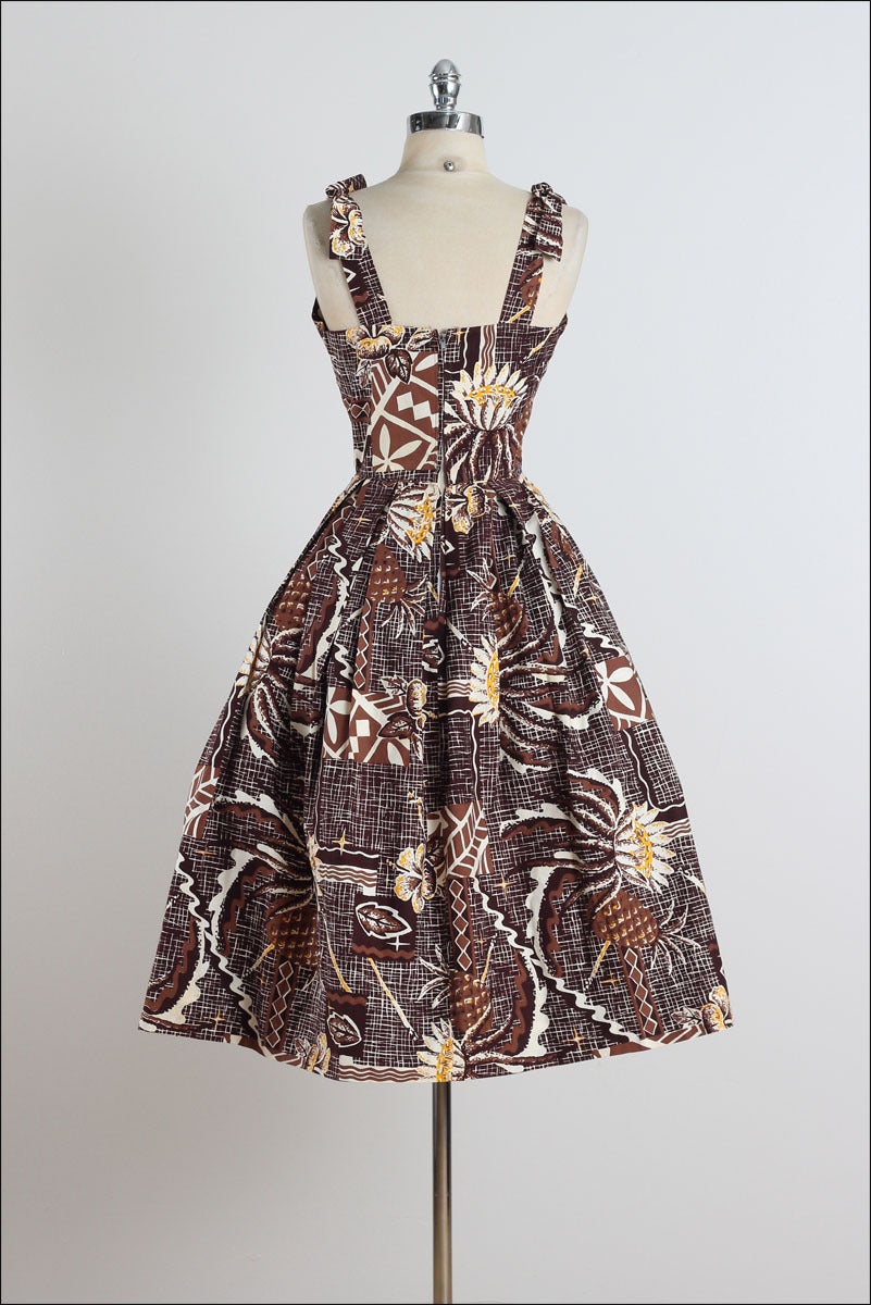 1950s tiki dress