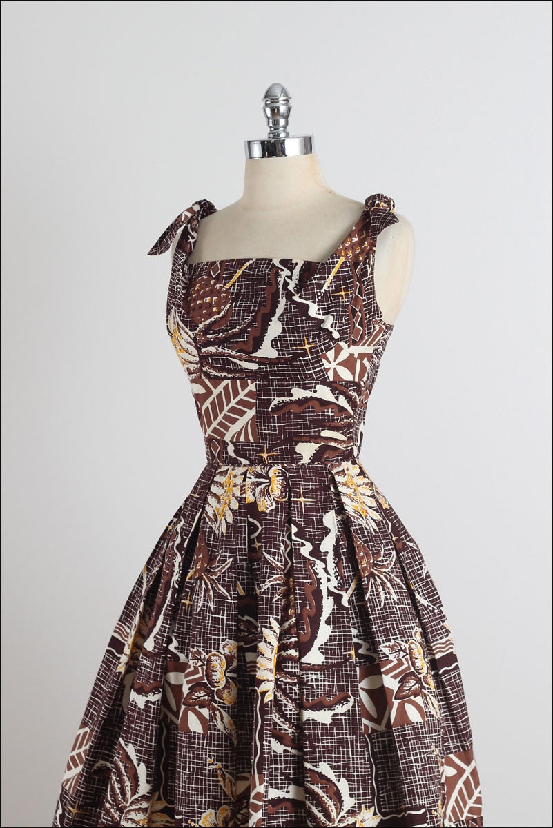 1950s house dress