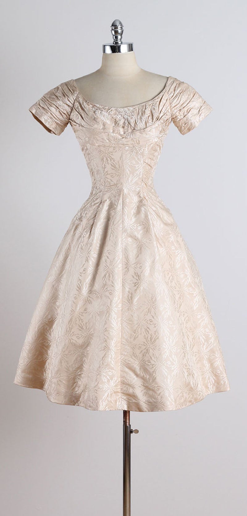 1950s Silk Ceil Chapman Dress 5