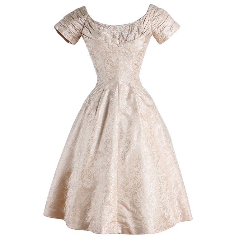1950s Silk Ceil Chapman Dress