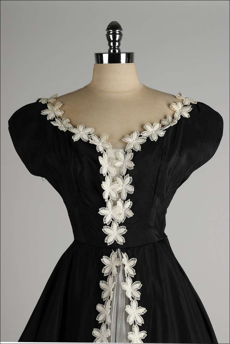black and white vintage dresses