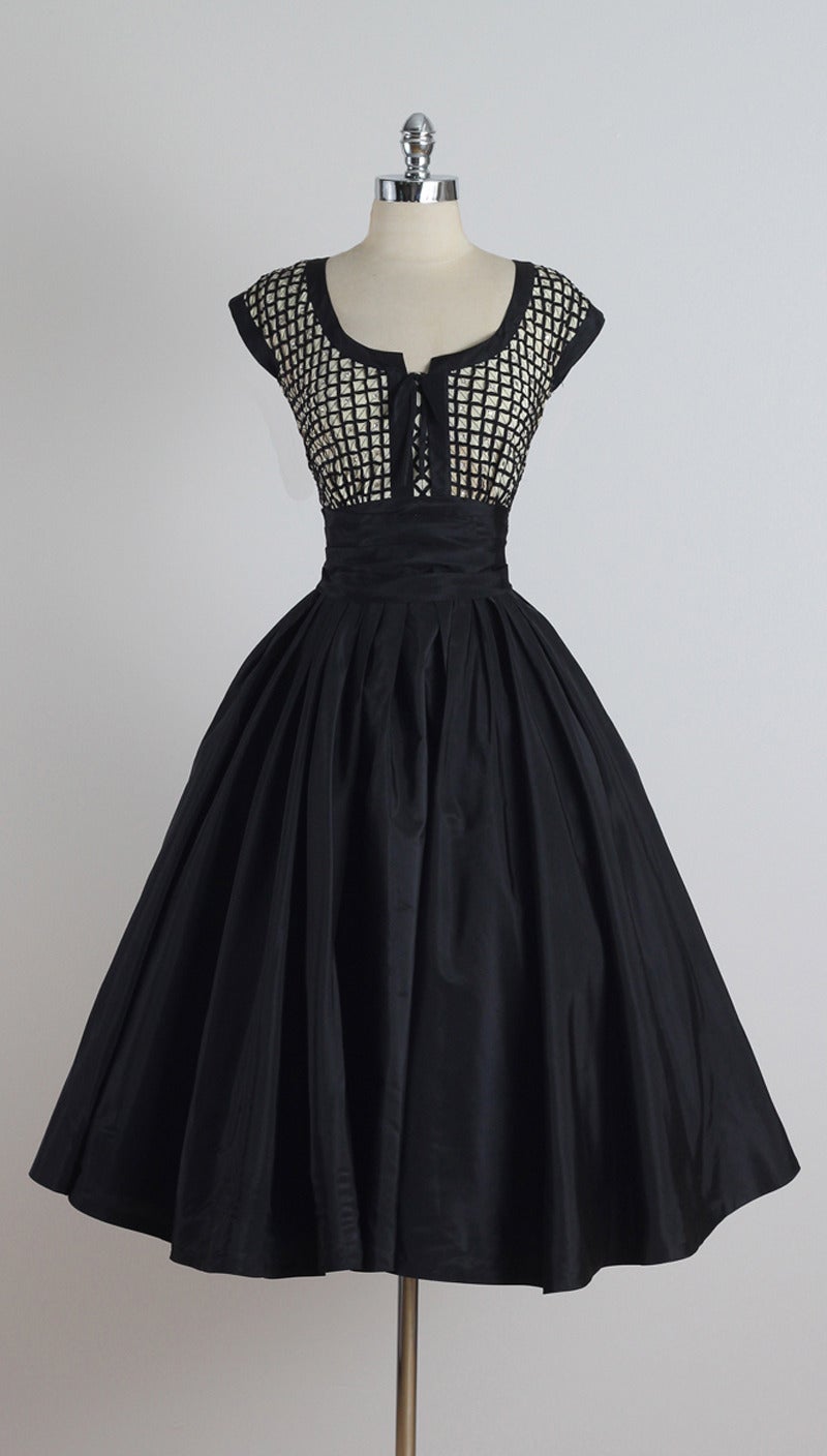 Vintage 1950s Paul Sachs Dress 5