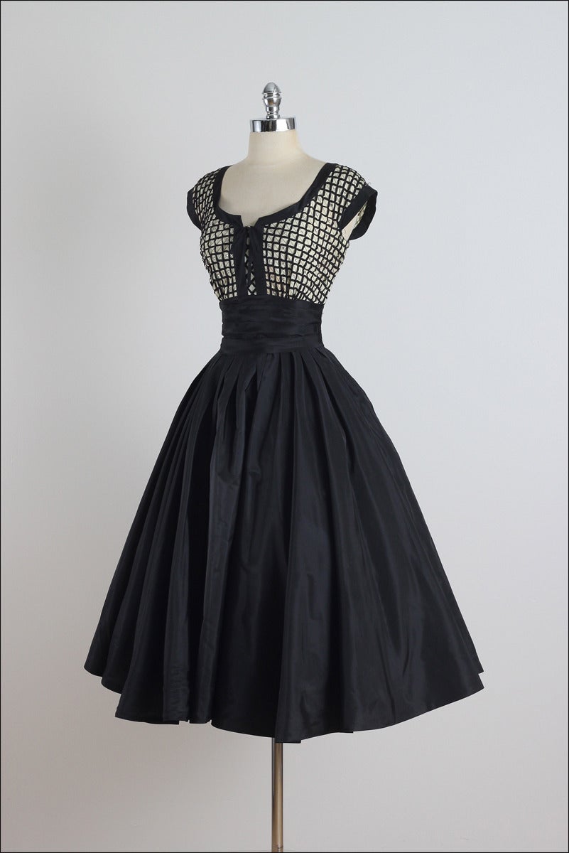 Vintage 1950s Paul Sachs Dress 2