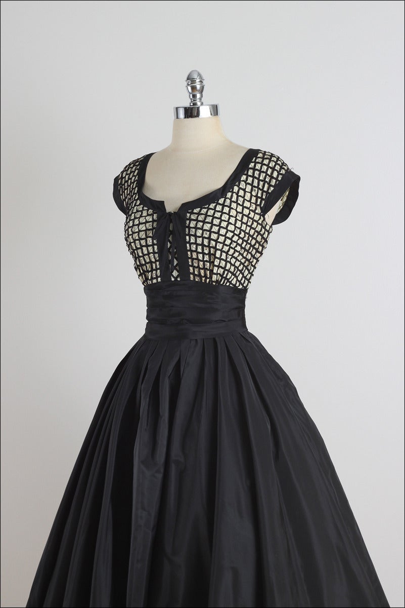 Vintage 1950s Paul Sachs Dress 3