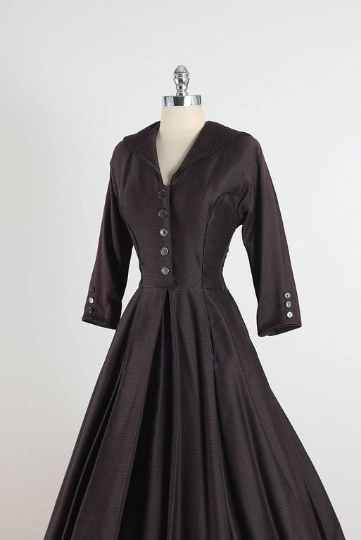 Vintage 1950s Junior Accent New Look Dress For Sale at 1stDibs