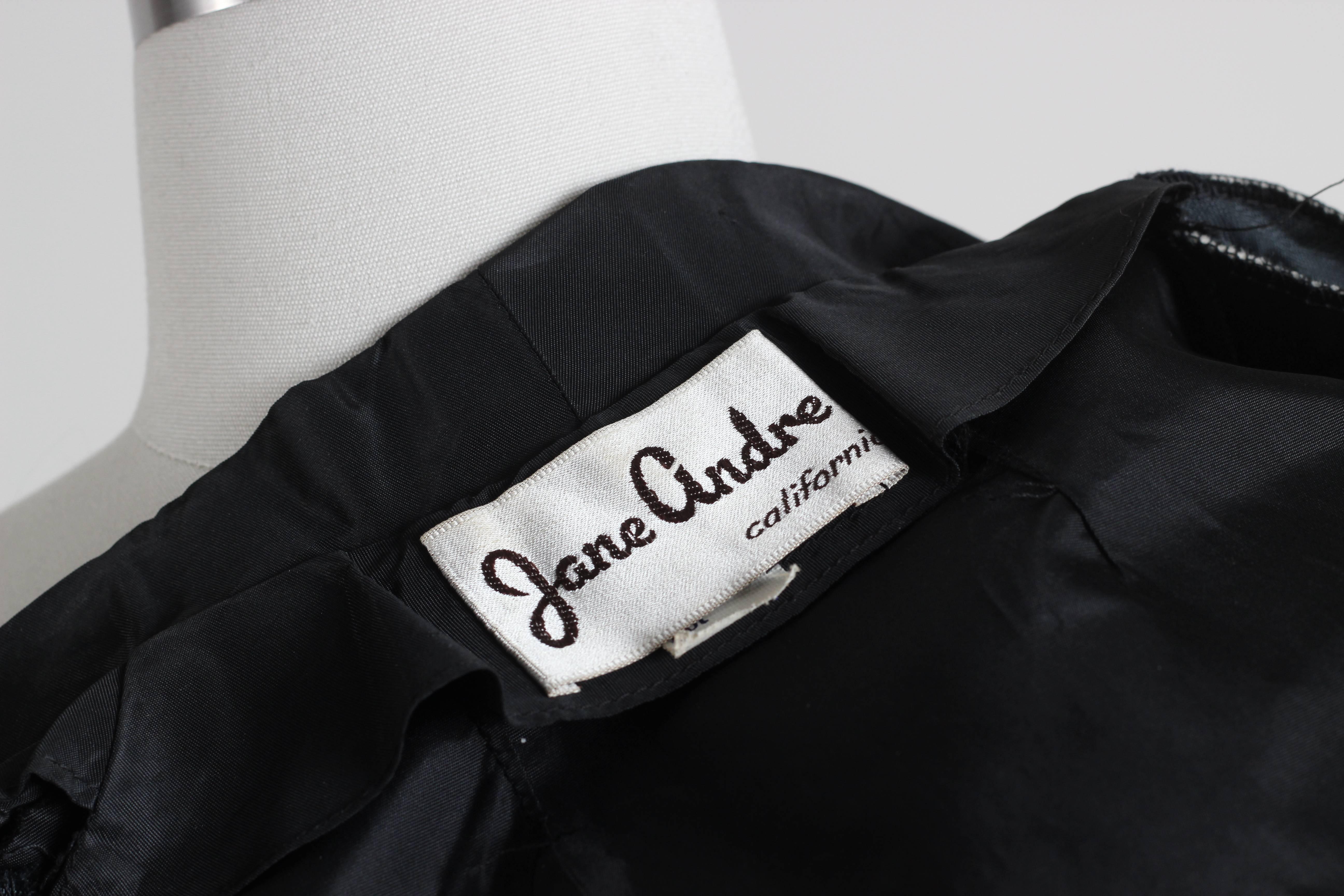 Vintage 1950s Jane Andre Dress and Jacket For Sale 5