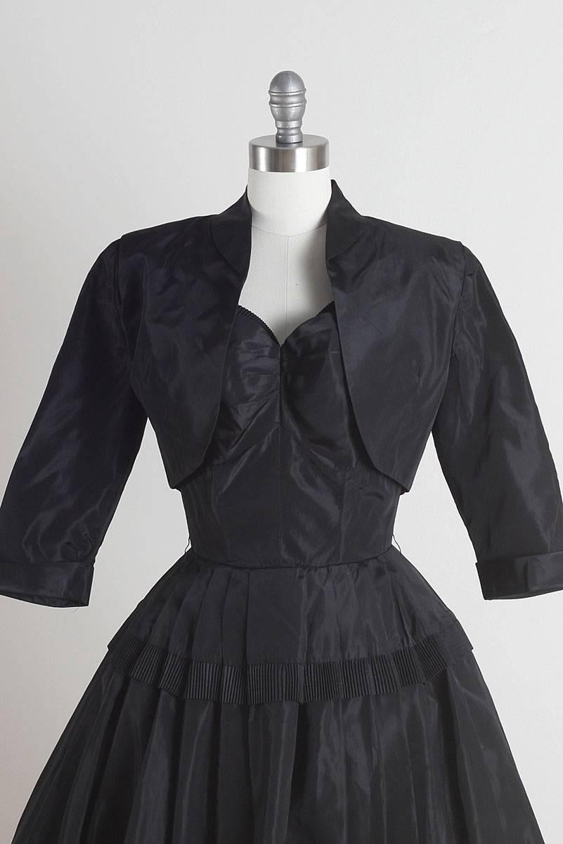 Vintage 1950s Jane Andre Dress and Jacket For Sale 2