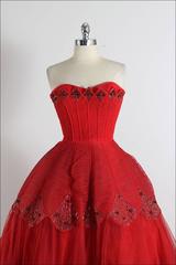 Vintage 1950s Ceil Chapman Diamond Sequins Dress