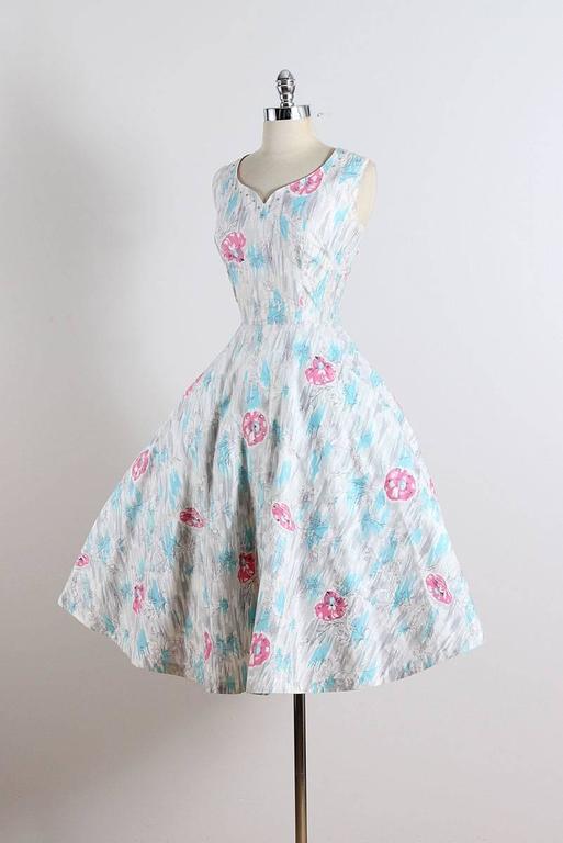Vintage 1950s Marc-el Fashions Dress For Sale at 1stDibs