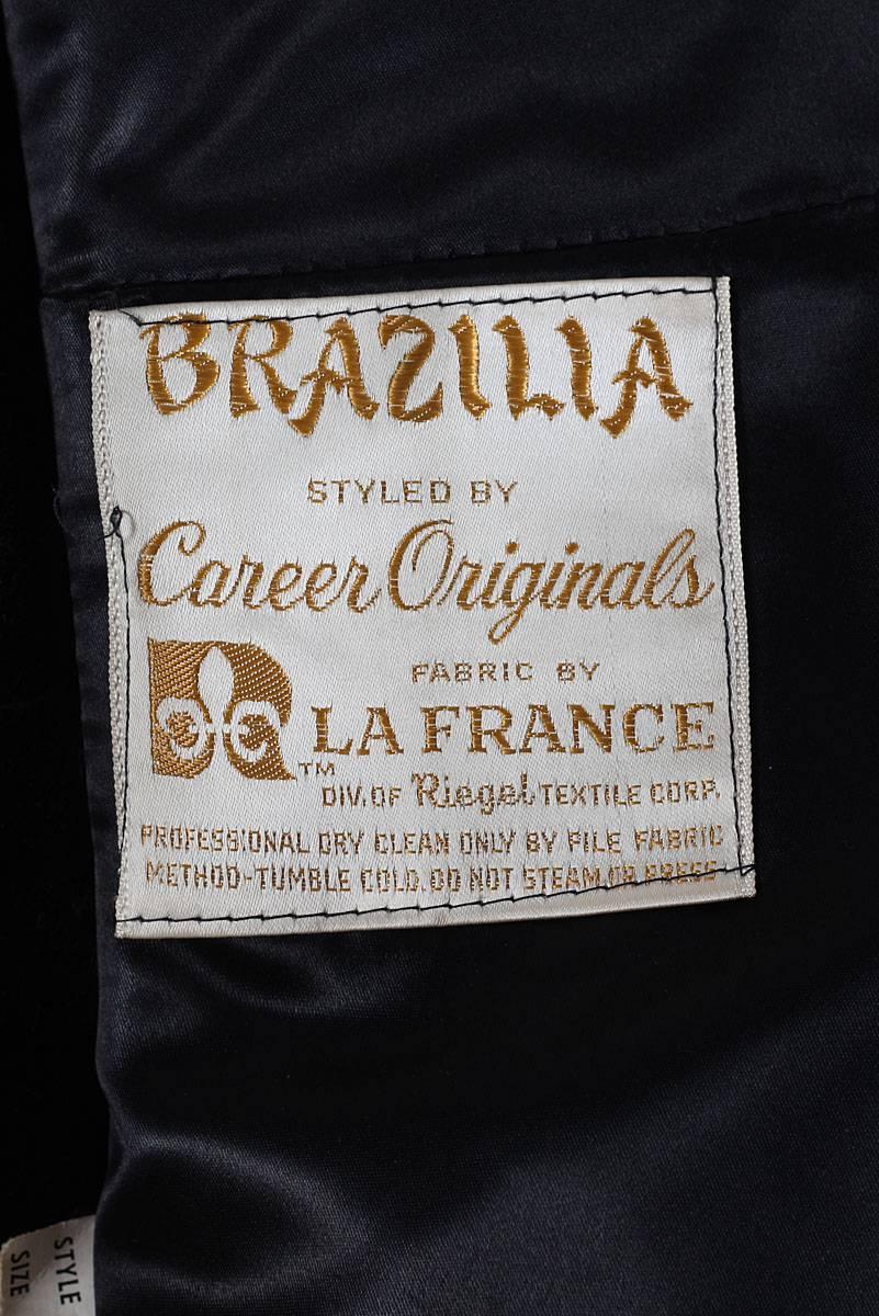 Vintage 1960s Brazilia by La France Leopard Print Coat For Sale 5