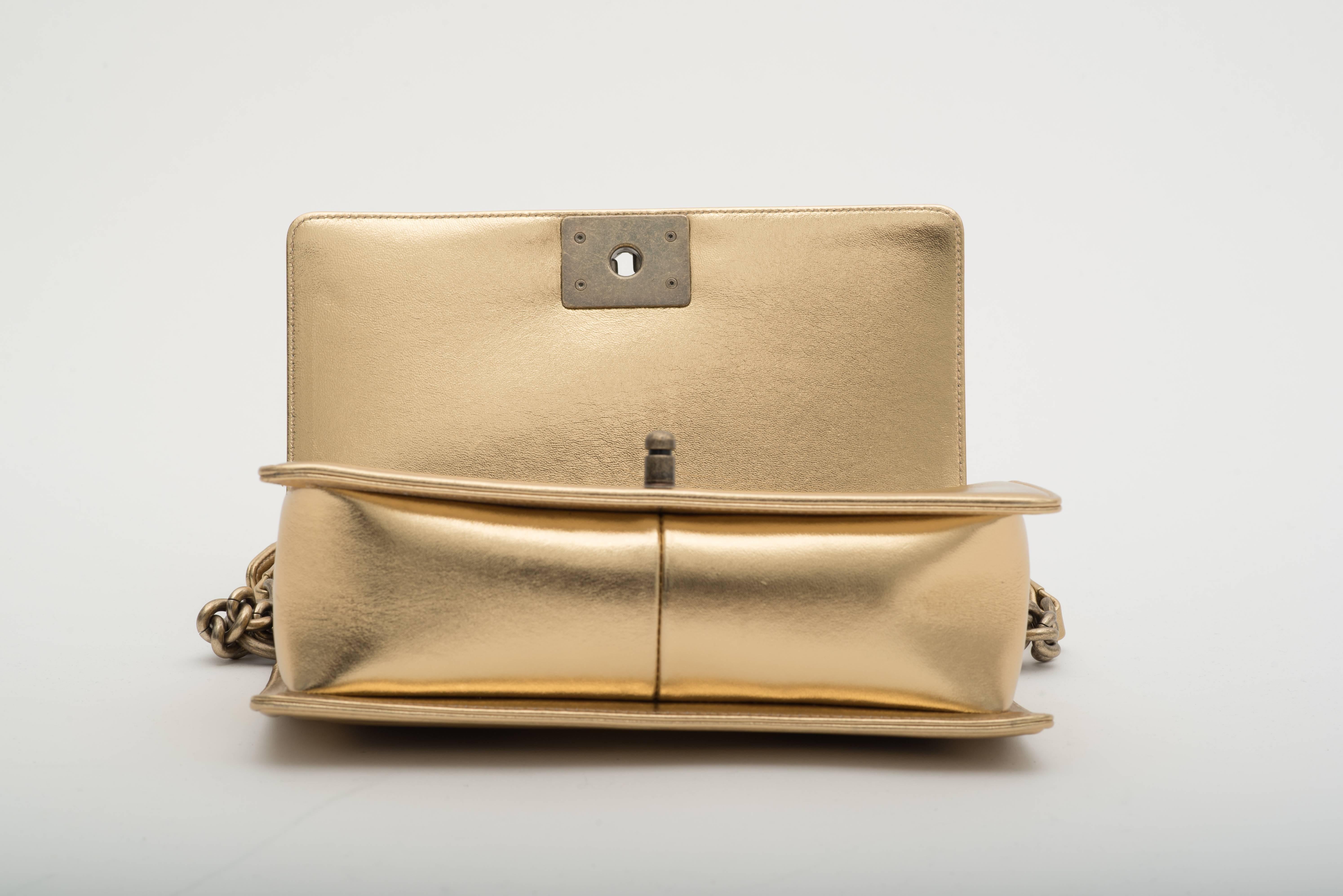 Women's 2016 Chanel Old Medium Flap Bag Python Leather