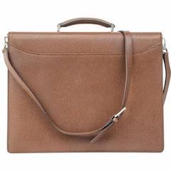 Salvatore Ferragamo Leather Briefcase Shoulder Bag