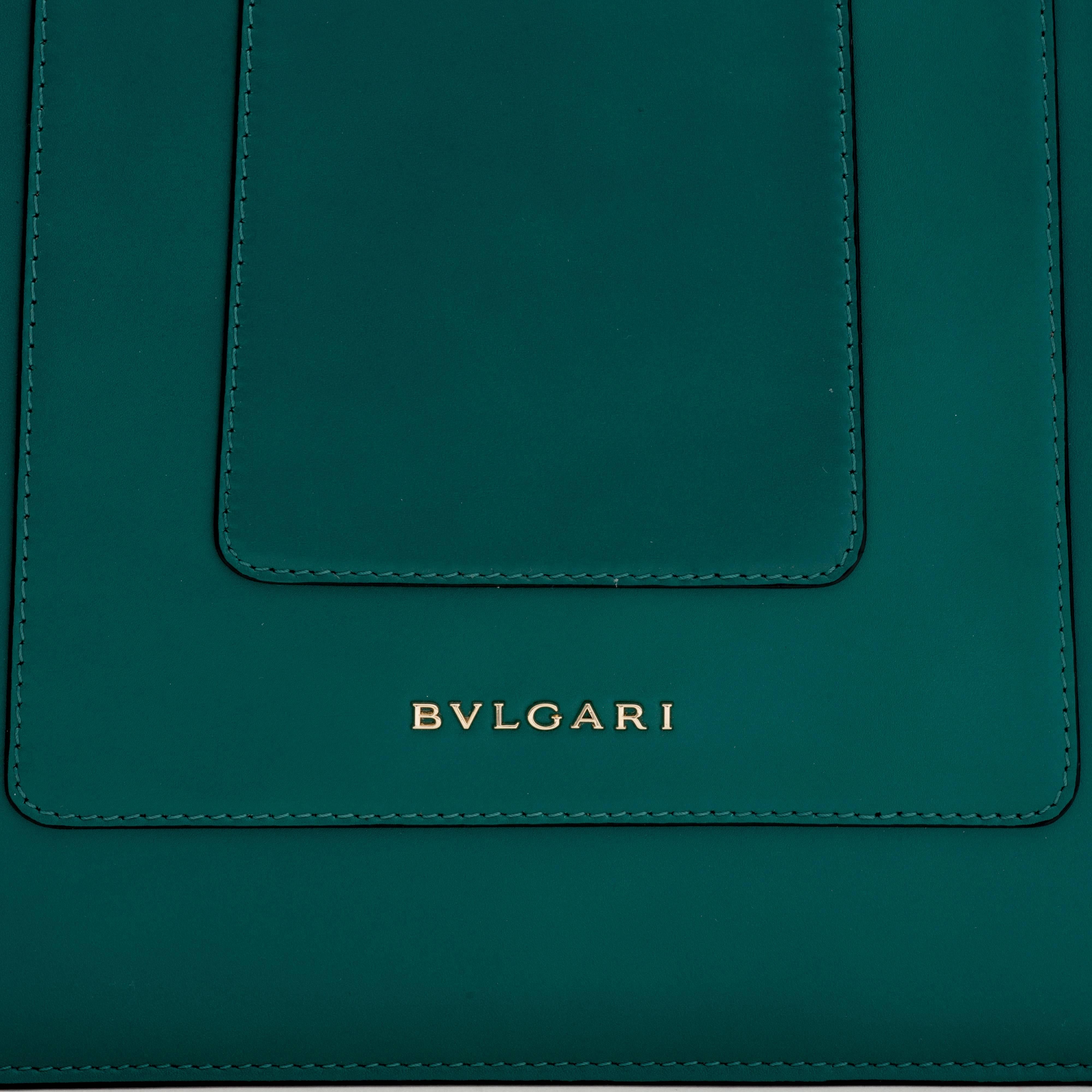 Women's Bulgari Serpenti Forever Flap Bag in Green