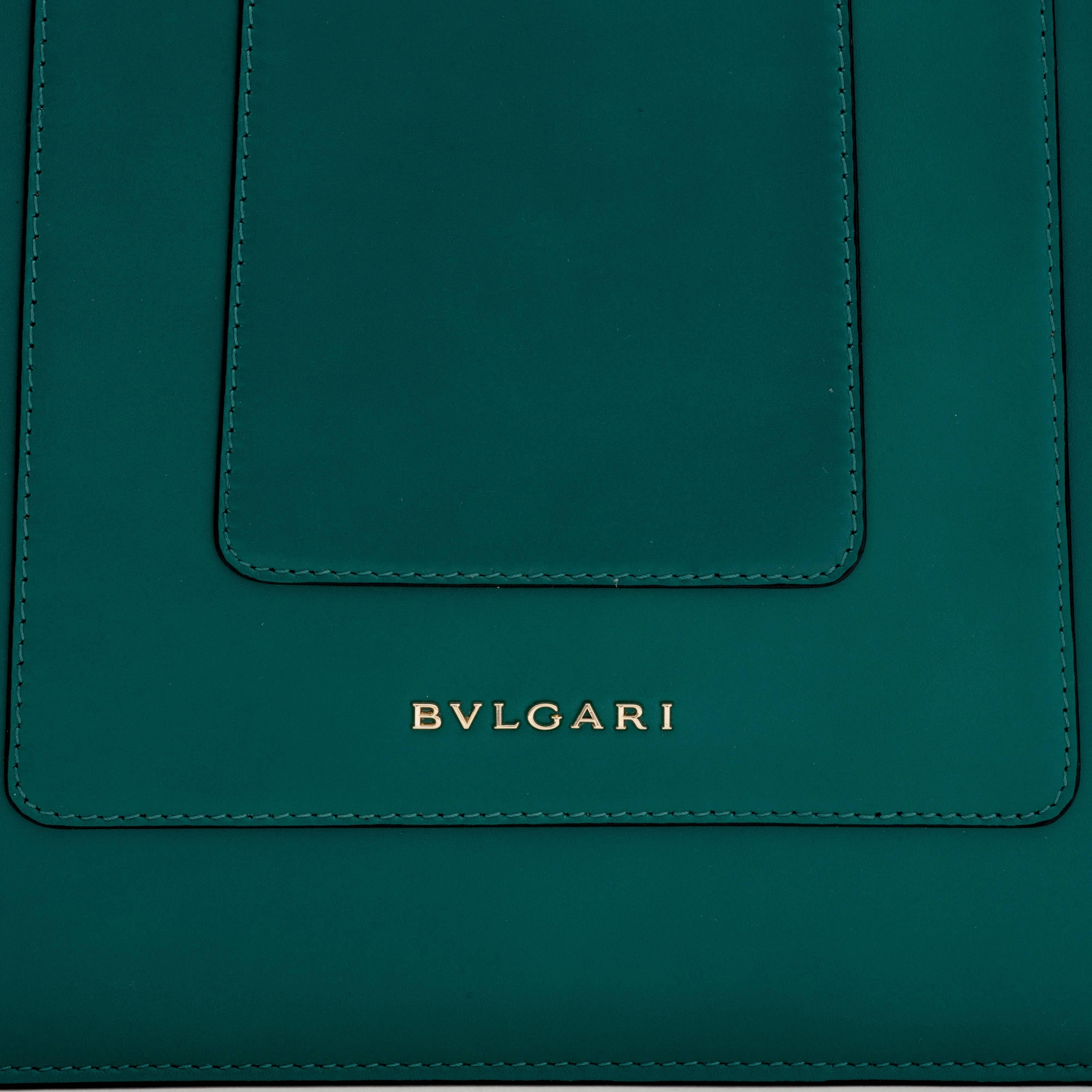 Women's Bulgari Serpenti Forever Flap Bag in Green