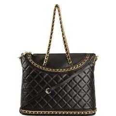 Moschino Black Leather Handbag