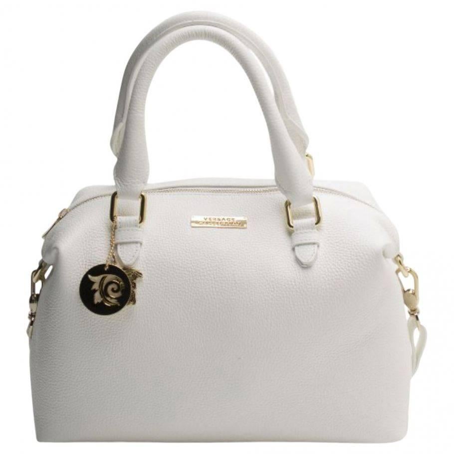 Versace Leather Handbag For Sale