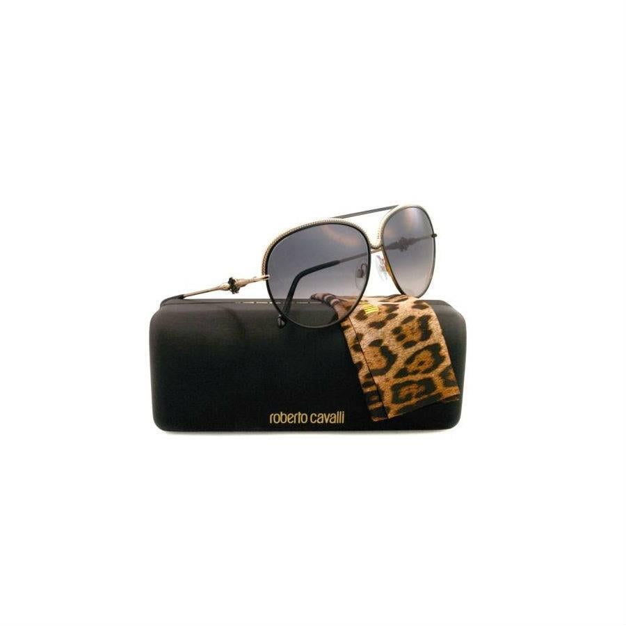 Roberto Cavalli Sunglasses Gold and Black For Sale 1