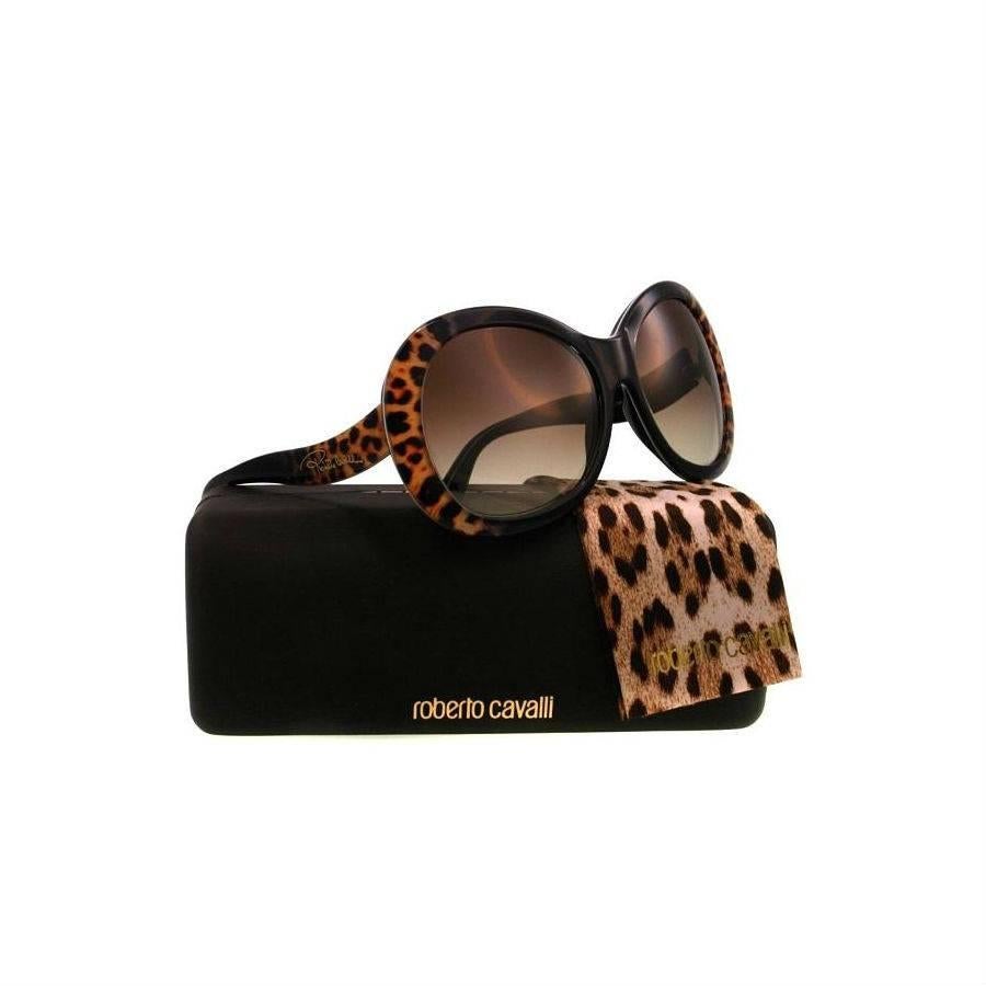 Roberto Cavalli Sunglasses Black and Brown For Sale 1