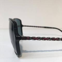 Chanel Sunglasses, Black and Silver