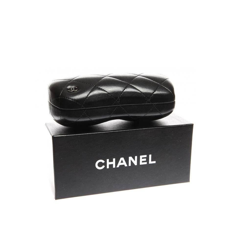 Gray Chanel Sunglasses Black and Silver