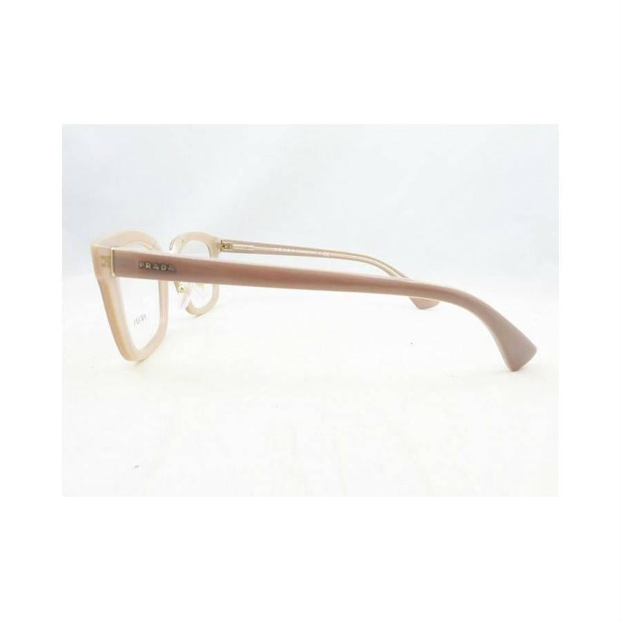 Beige Prada Eyeglasses Opal Powder Pink