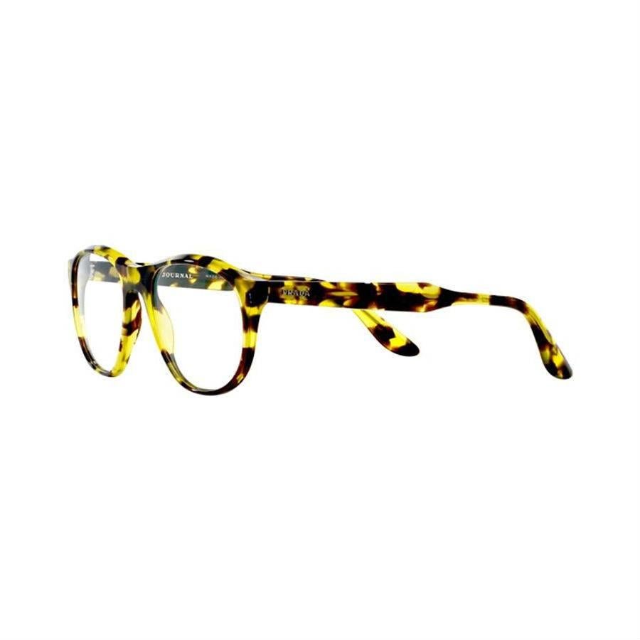 Beige Prada Eyeglasses Yellow Havana For Sale