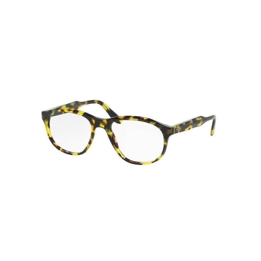 Prada Eyeglasses Yellow Havana In New Condition For Sale In Los Angeles, CA